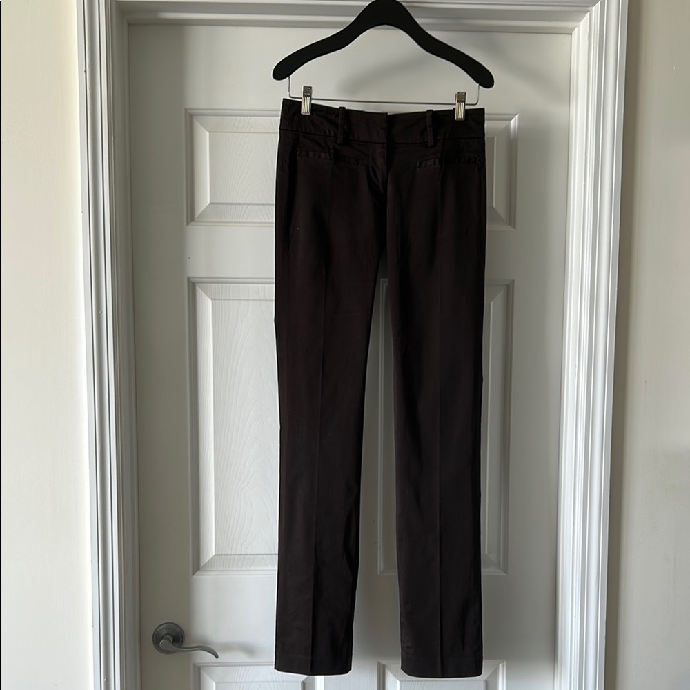 Zara Women's Straight Leg Dark Brown Jeans